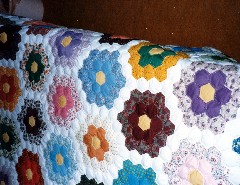 Quilt that Mom (Julia (Judy) Kish Dorrough) gave to Bill, Norma Stout